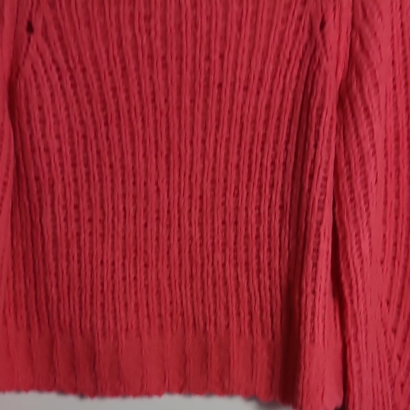 RAG & BONE Arizona Merino Wool Open Knit Sweater in Pink Size XS - Picture 7 of 16